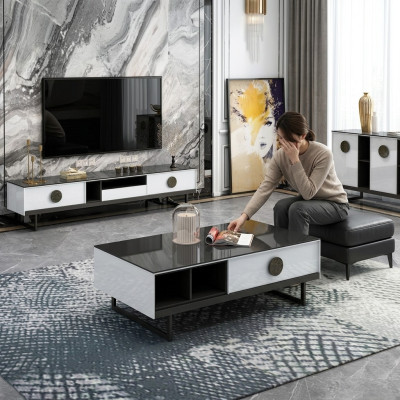 Dresser + Coffee Table + RTV Sideboard New Italian Designer Furniture