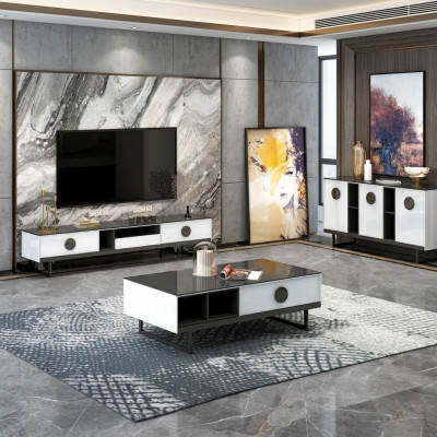 Dresser + Coffee Table + RTV Sideboard New Italian Designer Furniture