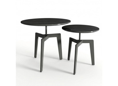 Set of 2 Deco Coffee Tables Side Tables Designer Living Room Tables