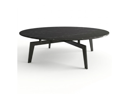 Italian style round designer sofa coffee table side tables round table