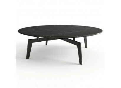 Italian style round designer sofa coffee table side tables round table