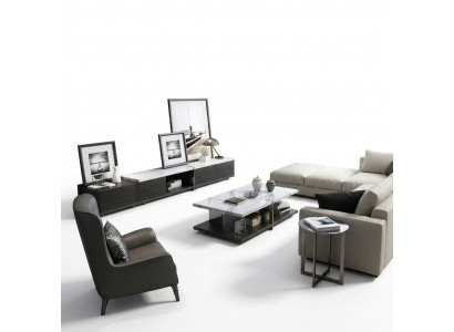 Marble coffee table side table design table living room table