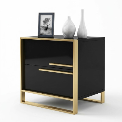 Design nightstand console luxury side table bedroom metal consoles