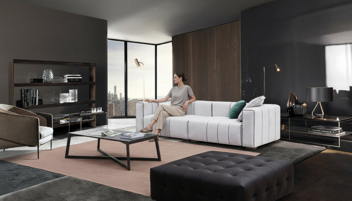 Designer furniture sofa couch 3-seater upholstered sofas living room couches three-seater