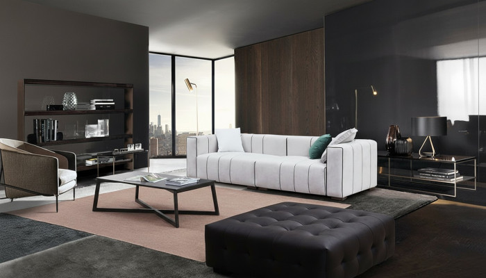 Designer furniture sofa couch 3-seater upholstered sofas living room couches three-seater