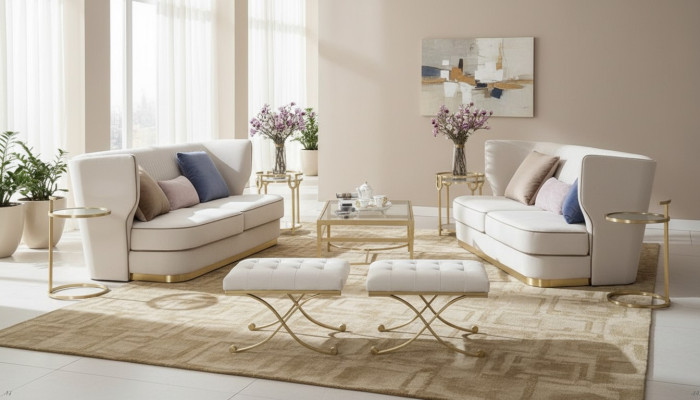 Sofa 2 Seater Luxury Designer Couch New Sofa Luxury Upholstery Sofas Two-Seater New