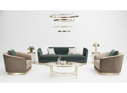 Designer Sofa Set 3+1+1 Seater Couch Upholstery Set New
