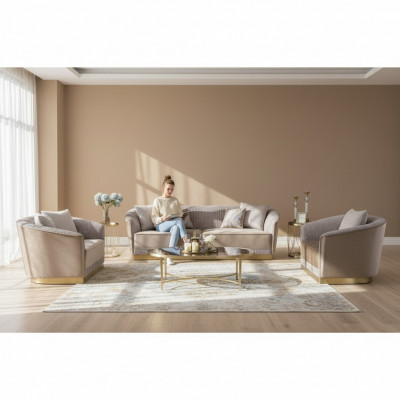 Sofa set 3+2+1 seater set design sofas upholstered couches modern couch velvet