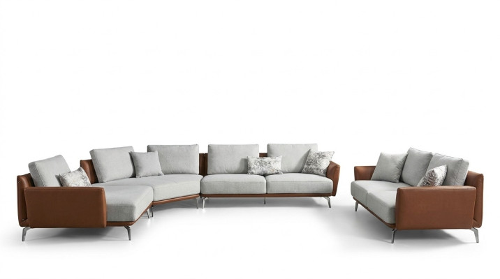Corner sofa living landscape sofa couch L-shape upholstered couches design set leather
