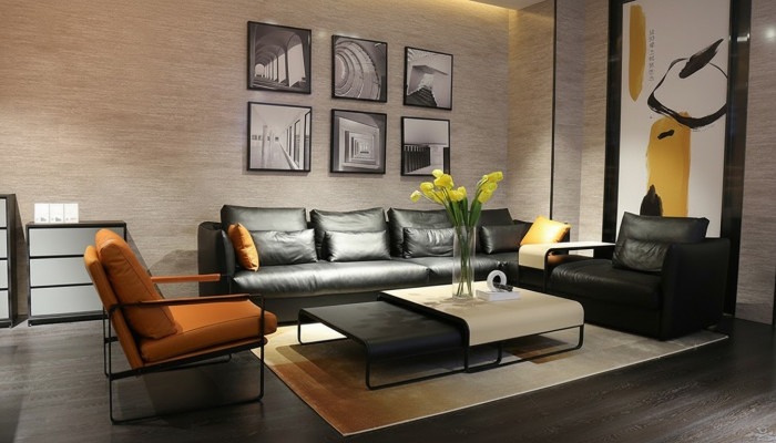 Italian leather style living room furniture corner sofa couch upholstery suite corner couch