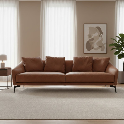 Design Italian furniture 2-seater sofa couch upholstery lounge club couches