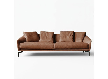 Design Italian furniture 2-seater sofa couch upholstery lounge club couches