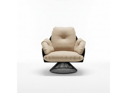 Armchair Club Lounge Design Recliner Chair Upholstered Sofa 1-Seater TV Leather Swivel