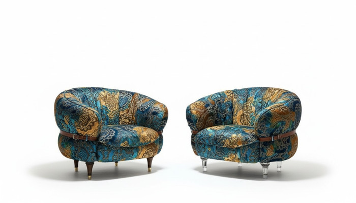 Armchair Club Lounge Designer TV Sofa Chair Chairs Upholstery Seat Furniture Textile