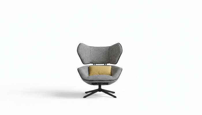 Lounge Luxury Television Club Upholstered Seat Design Armchair Couch Sofa Relax Fabric