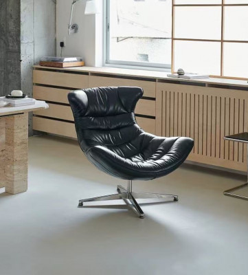 Chair Design Couch Sofa Seat Leather Lounge Club Upholstery Luxury Wing Seat Relax