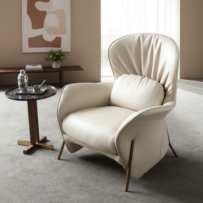 Luxury chair upholstery cocktail relax lounge club chairs furniture design armchair leather