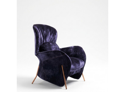Armchair Club Lounge Designer Chair Upholstered Sofa 1-Seater Relax