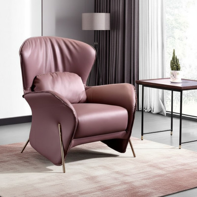 Armchair Design Couch Sofa Relax Leather Lounge Club Upholstery Seat Luxury Leather S
