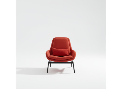 Luxury Chair Upholstery Cocktail Relax Lounge Club Chairs Furniture Design Armchair Red