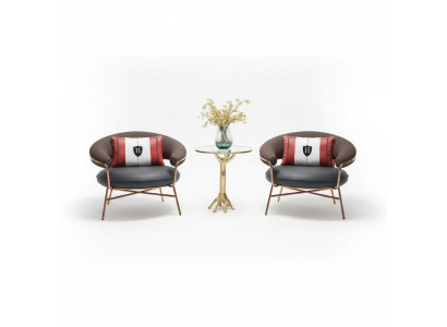 Designer armchair luxury chair upholstery cocktail relax bar lounge club chairs furniture