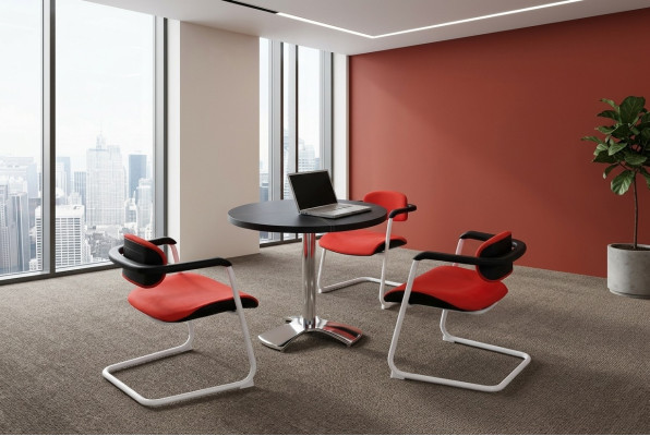 Decorative cantilever chair visitor chair conference chairs armchair