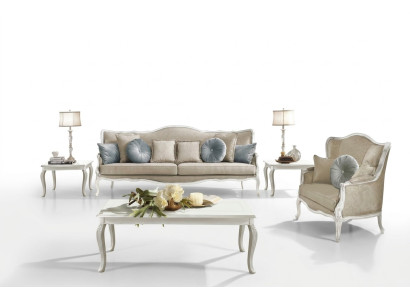 Baroque Rococo Sofa Set 3+2 Seater Set Sofas Upholstery Couches Textile Sofa New