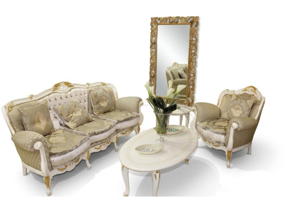 Classic design sofa set 3+1 seater set luxury sofas 2-piece set