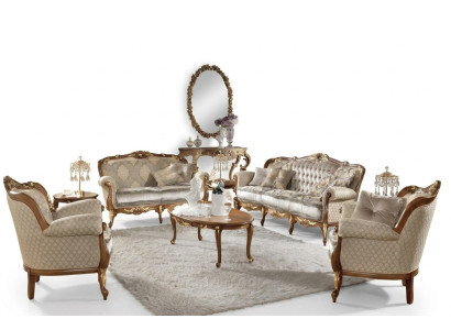 Sofa Baroque Rococo Classic Three-Seater 3-Seater Couch Upholstered Sofas Couches