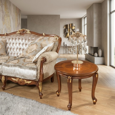Side table, round table, coffee table, sofa table, living room, round design tables