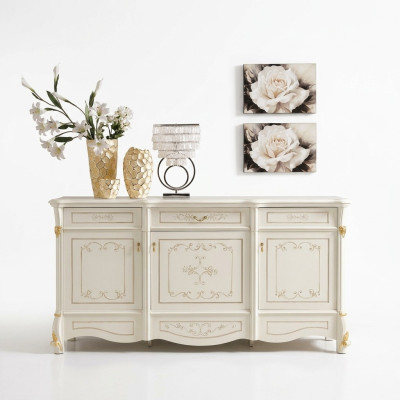 XXL Buffet Sideboard Sideboards Cabinet Baroque Rococo Sideboard Console Italian Furniture