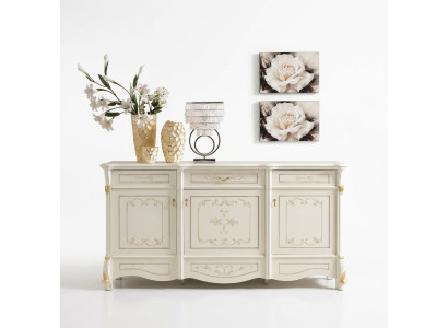 XXL Buffet Sideboard Sideboards Cabinet Baroque Rococo Sideboard Console Italian Furniture