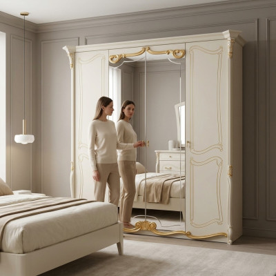 Wardrobe Closets Wardrobe Design Mirror Furniture Living Furniture Wood New