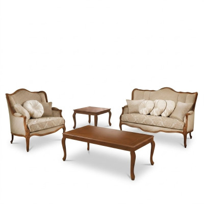 Sofa set 3+2 seater set design sofa upholstered couches couch classic 2 pieces solid wood