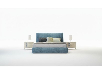 Designer bed upholstery design luxury double hotel beds sleep room