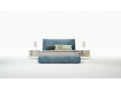 Designer bed upholstery design luxury double hotel beds sleep room
