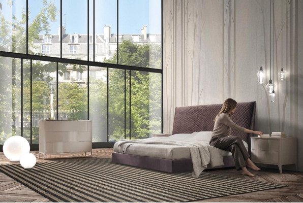 Bed Beds Double Bed Bedroom Upholstery 180x200cm Italian Furniture