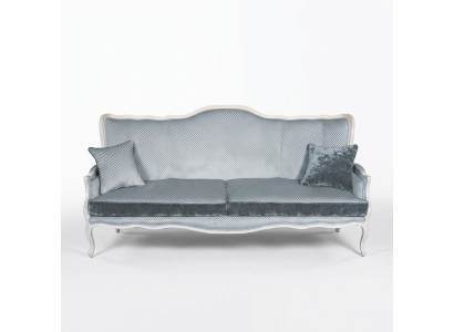 Classic three-seater sofa 3-seater couch baroque rococo upholstered sofas couches