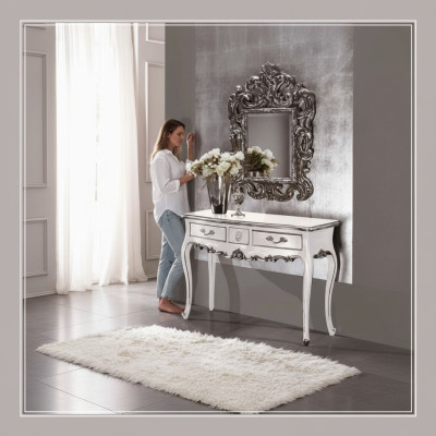 Console table with mirror luxury console decor dresser wall table classical