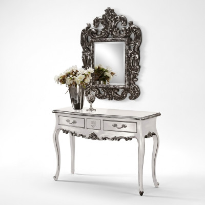 Console table with mirror luxury console decor dresser wall table classical