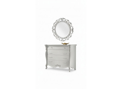 Classic Bedroom Dressers 2-Piece Set Baroque Rococo Dresser + Mirror New