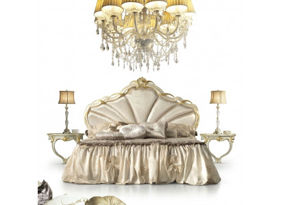 Classic bed frame beds - Double bed 180x200cm - Baroque Rococo Italy