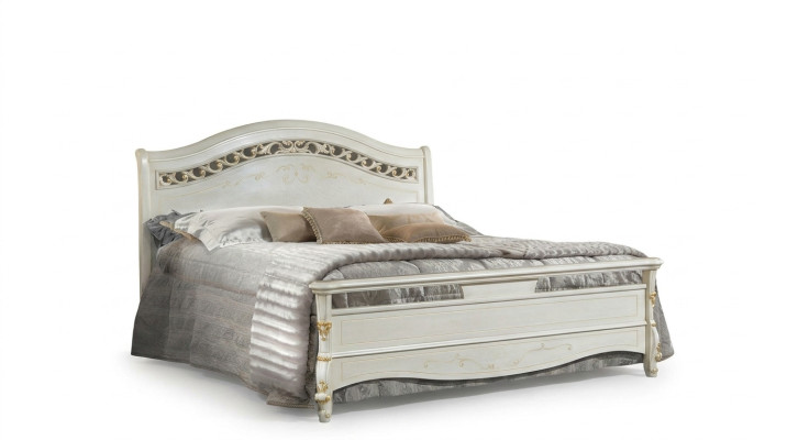 Classic bed double bed beds bedroom wood Italian furniture