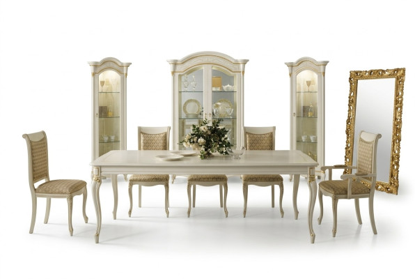 Baroque Antique Style Dining Table Genuine Classic Wood Designer Tables Rococo