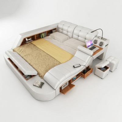 Bed Multifunction - Safe - Heat Lounger - USB - Sound Double Hotel