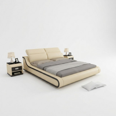 Bed Cushion Decor Design Luxury Double Hotel Beds 180x200cm Bedroom