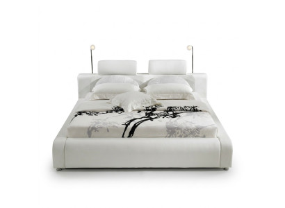 Design double bed leather bed beds bed upholstery leather bedroom marriage