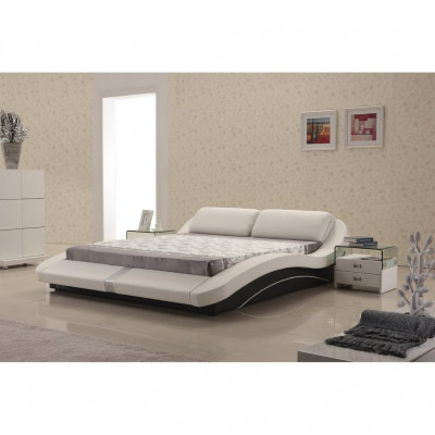 Luxury Leather Design Upholstered Beds Double Modern Bed Marriage Decor Exclusive