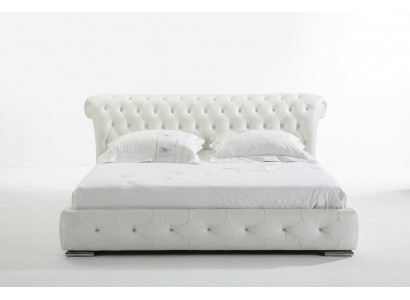 Leather bed upholstery design luxury double hotel bedroom beds