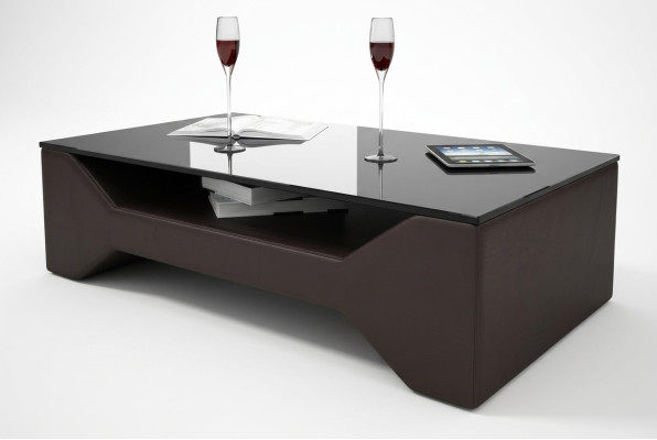 Classic luxury designer coffee table decor sofa living room table leather